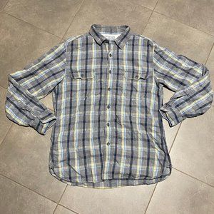 Lucky Brand Plaid Button Down Shirt